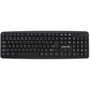 Connect XL Tastatura sa Qwerty rasporedom, USB, crna boja - CXL-K100