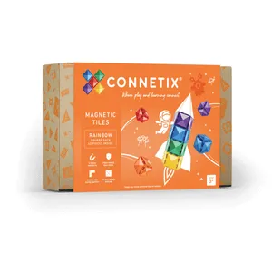 Connetix Magnetni konstruktor  Rainbow Sqare pack 42 dela