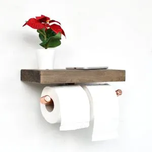 Cop018 Rose Gold
Walnut Pipe Shelf