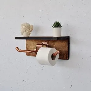 Cop055 Walnut
Rose Gold Pipe Shelf