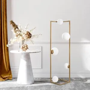 Corner 13776 - Gold Gold Floor Lamp