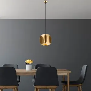 Corner - 13779 - Gold Gold Chandelier