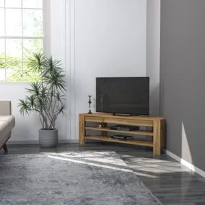 Corner - Oak Oak TV Stand