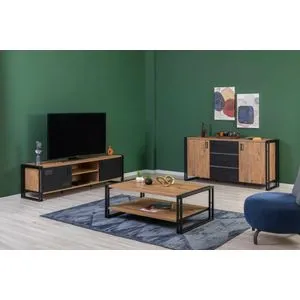 Cosmo Takım 23 Atlantic Pine
Black Living Room Furniture Set