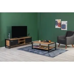 Cosmo Takım 25 Atlantic Pine
Black Living Room Furniture Set
