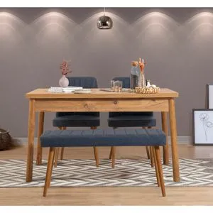 Costa Atlantic-Navy Blue Atlantic Pine
Navy Blue Table & Chairs Set (4 Pieces)