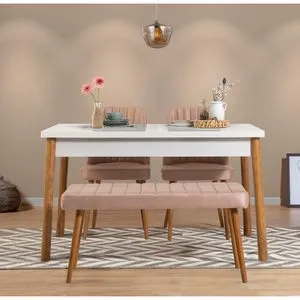Costa Atlantic White-Stone Atlantic Pine
White
Stone Table & Chairs Set (4 Pieces)