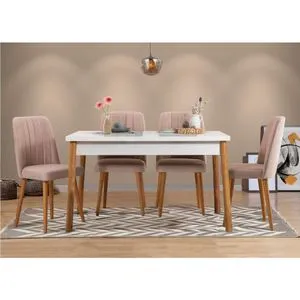 Costa White Atlantice-Stone Atlantic Pine
White
Stone Table & Chairs Set (5 Pieces)