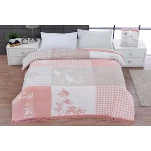 Cotton Rene Powder
White
Brown Single Blanket