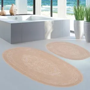 Cottonkt 000222 Mink Bathmat Set (2 Pieces)