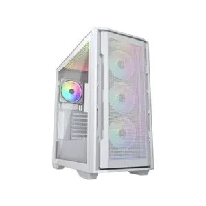COUGAR UNIFACE RGB PC Case, Mid Tower, White