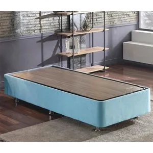 Cozy Single - 90x190 Light Blue Single Bed Base