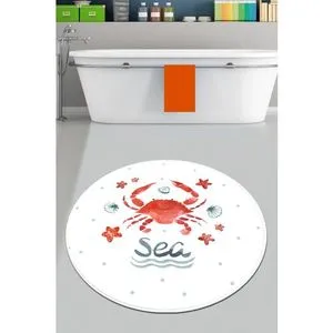 Crab Circle Djt 200 Multicolor Bathmat OŠTEĆENO