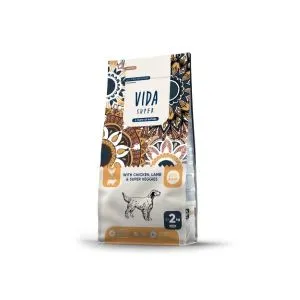 Craftia Vida Super Hunting With Chicken, Lamb & Super Veggies Adult Dog Medium & Large Breed - 2 kg