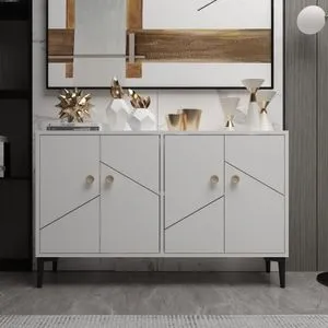 Cria - White White TV Stand