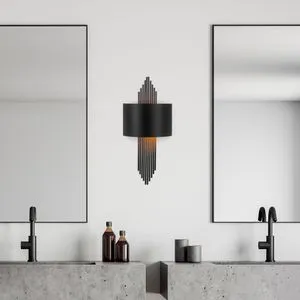 Crna Zidna Lampa 620
