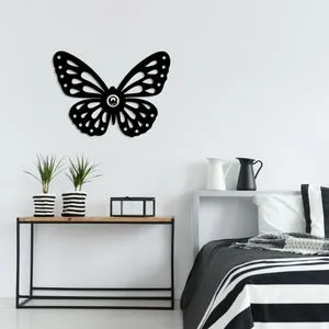 Crna Zidna Lampa W-045