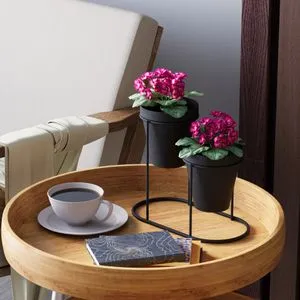 Crni dekorativni metalni dodatak GED-015-A