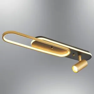 Crno-Zlatna Zidna Lampa 4156-1-19