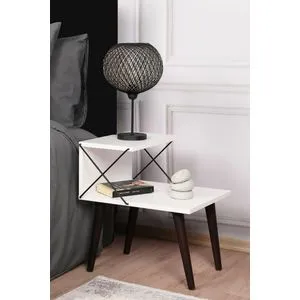 Cross - White White Nightstand