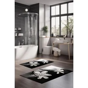 CT-5123 Multicolor Bathmat Set (2 Pieces)
