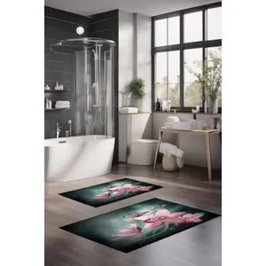 CT-5130 Multicolor Bathmat Set (2 Pieces)