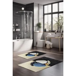 CT-5164 Multicolor Bathmat Set (2 Pieces)