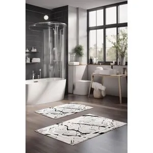 CT-5170 Set Višebojnih Kupatilskih Prostirača (2 Komada)