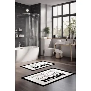 CT-5271 Multicolor Bathmat Set (2 Pieces)