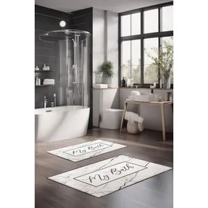 CT-5284 Multicolor Bathmat Set (2 Pieces)