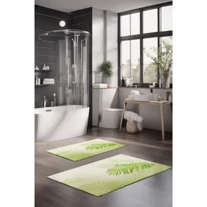 CT-5311 Multicolor Bathmat Set (2 Pieces)