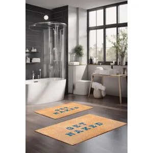 CT-5394 Multicolor Bathmat Set (2 Pieces)