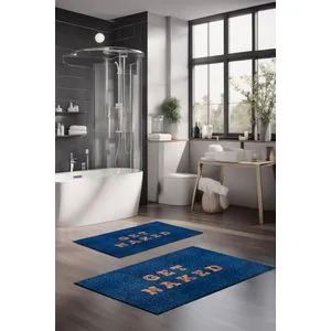 CT-5395 Set Višebojnih Kupatilskih Prostirača (2 Komada)