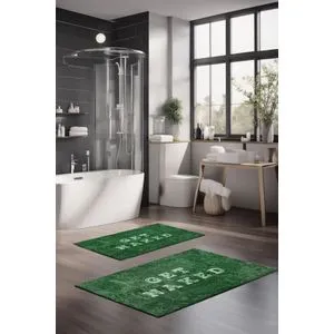 CT-5398 Multicolor Bathmat Set (2 Pieces)
