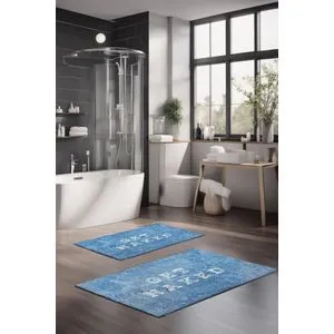 CT-5399 Multicolor Bathmat Set (2 Pieces)