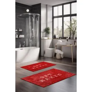 CT-5402 Multicolor Bathmat Set (2 Pieces)