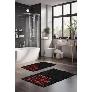 CT-5418 Multicolor Bathmat Set (2 Pieces)