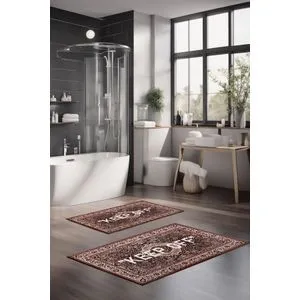 CT-5426 Set Višebojnih Kupatilskih Prostirača (2 Komada)