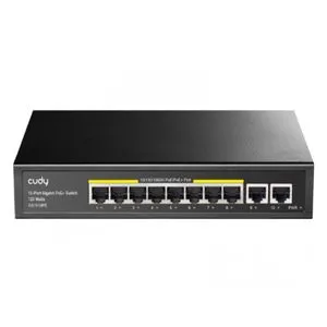 CUDY GS1010PE 10-Port Gigabit PoE+ Switch