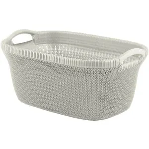 Curver Koš za veš 57L, Knit, bela