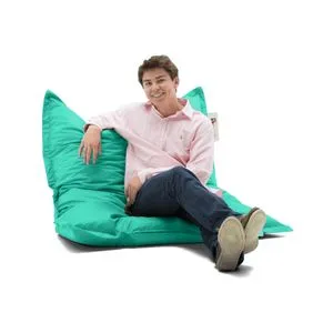 Cushion Pouf 100x100 - Turquoise Turquoise Garden Bean Bag