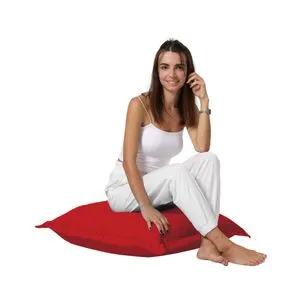 Cushion Pouf 70x70 - Red Red Garden Cushion