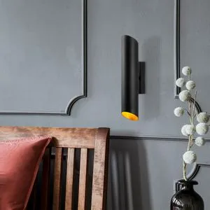 Cut - 11820 Crno-Zlatna Zidna Lampa