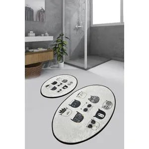 Cutie Black
White Bathmat Set (2 Pieces)