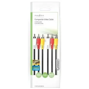 CVGP24300BK30 Kabl 3xRCA muski - 3xRCA muski 3m