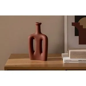 CY0122 Tile Red Vase