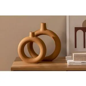 CY0141 Tan Vase Set