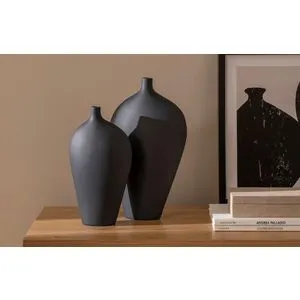 CY0159 Anthracite Vase Set