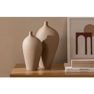 CY0160 Light Brown Vase Set