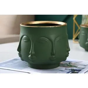 CY0392 Green Decorative Pot